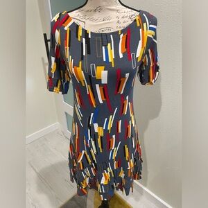 ISLE COLORFUL dress size small EUC
